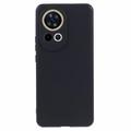 Huawei Nova 12 Pro Anti-Fingeraftryk Mat TPU Cover - Sort
