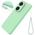 Huawei Nova 12 SE/11 SE Liquid Silikone Cover med Strop - Grøn