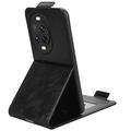 Huawei Nova 14 Pro lodret flip-etui med stativ - sort