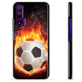 Huawei Nova 5T Beskyttende Cover - Fodbold Flamme