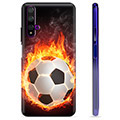 Huawei Nova 5T TPU Cover - Fodbold Flamme