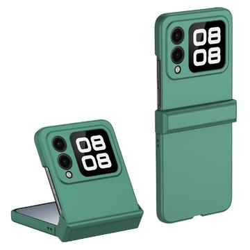 Huawei Nova Flip Gummibelagt Plastik Cover - Grøn