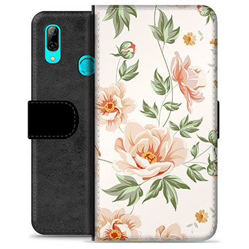 Huawei P Smart (2019) Premium Flip Cover med Pung - Floral