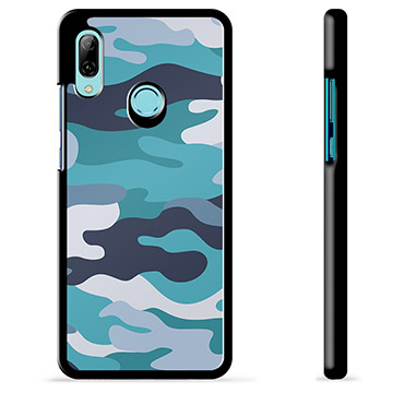 Huawei P Smart (2019) Beskyttende Cover - Blå Camouflage