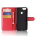 Huawei P Smart Pung Taske med Magnetisk Lukning - Rød