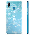 Huawei P20 Lite TPU Cover - Blå Marmor