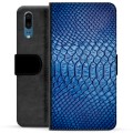 Huawei P20 Premium Flip Cover med Pung - Læder