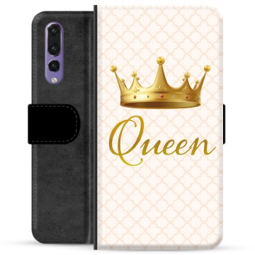 Huawei P20 Pro Premium Flip Cover med Pung - Dronning
