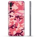 Huawei P20 Pro TPU Cover - Pink Camouflage