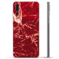 Huawei P20 Pro TPU Cover - Rød Marmor