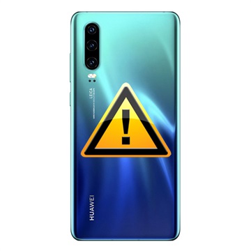 Huawei P30 Bag Cover Reparation - Aurora Blå