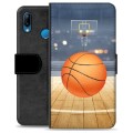 Huawei P30 Lite Premium Flip Cover med Pung - Basketball