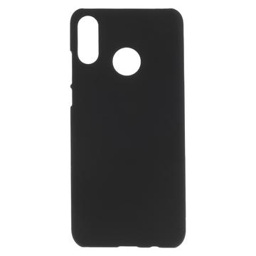 Huawei P30 Lite Gummibelagt Plastik Cover - Sort