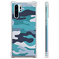 Huawei P30 Pro Hybrid Cover - Blå Camouflage