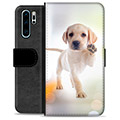 Huawei P30 Pro Premium Flip Cover med Pung - Hund