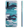 Huawei P30 Pro TPU Cover - Blå Camouflage