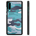 Huawei P30 Beskyttende Cover - Blå Camouflage