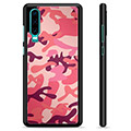 Huawei P30 Beskyttende Cover - Pink Camouflage