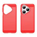 Huawei Pura 80 Børstet TPU Cover - Karbonfiber
