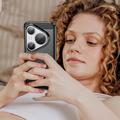 Huawei Pura 80 Pro/80 Pro+/80 Ultra Børstet TPU Cover - Karbonfiber - Sort