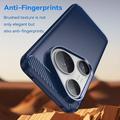 Huawei Pura 80 Pro/80 Pro+/80 Ultra Børstet TPU Cover - Karbonfiber