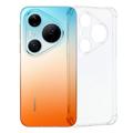 Huawei Pura 90 Pro Max Stødsikkert Silikone Cover - Gennemsigtig