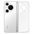 Huawei Pura 90 Pro Stødsikkert Silikone Cover - Gennemsigtig