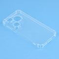 Huawei Pura 90 Pro Stødsikkert Silikone Cover - Gennemsigtig