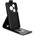 Huawei Pura 90 Pro lodret flip-etui med stativ