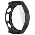 Huawei Watch 5 Plastikcover med Skærmbeskyttelse Hærdet Glas - 46mm - Sort