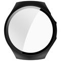 Huawei Watch 5 Plastikcover med Skærmbeskyttelse Hærdet Glas - 46mm - Sort