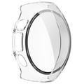 Huawei Watch 5 Plastikcover med Skærmbeskyttelse Hærdet Glas - 46mm - Klar