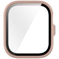 Huawei Watch Fit 4 Pro Plastikcover med Skærmbeskyttelse Hærdet Glas - Pink