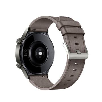 Huawei Watch GT 2/GT 2 Pro Armbånd i læder - Grå