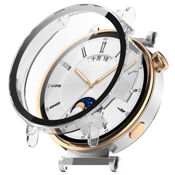 Huawei Watch GT 4 Plastikcover med Skærmbeskyttelse Hærdet Glas - 41mm - Klar