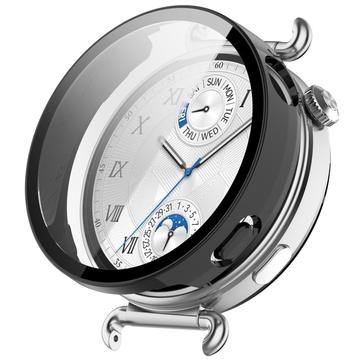 Huawei Watch GT 6 Plastikcover med Skærmbeskyttelse Hærdet Glas - 41mm - Sort