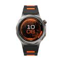 Huawei Watch GT 7/GT 7 Pro sportsrem i silikone med hurtigudløser i to farver - sort / orange