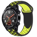 Huawei Watch GT Silikone Sportsrem - Gul / Sort