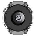 Huawei Watch Ultimate Plastikcover med Skærmbeskyttelse Hærdet Glas - Sølv