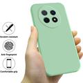 Huawei nova 14i Flydende silikone cover med håndrem - grøn