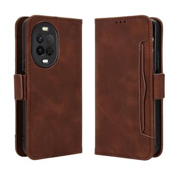 Huawei nova 16z Kortholder Pung Etui - Brun