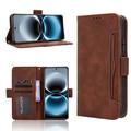 Huawei Enjoy 90/90 Plus/nova Y74 4G Kortholder Pung Etui - Brun