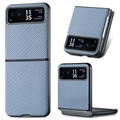 Motorola Razr 40 Hybrid Cover - Karbonfiber
