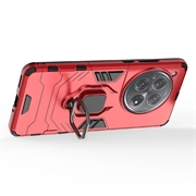 OnePlus 12 Hybrid Cover med Ring Holder - Rød