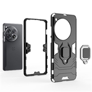 OnePlus 12 Hybrid Cover med Ring Holder - Rød