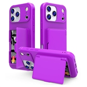 iPhone 17 Pro Hybrid Cover med Spejl og Kortholder
