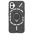 Nothing Phone (1) Hybrid Cover med Ring Holder - Sort