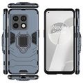 OnePlus 10 Pro Hybrid Cover med Ring Holder - Blå