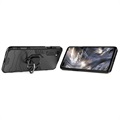 OnePlus Nord Hybrid Cover med Ring Holder - Sort