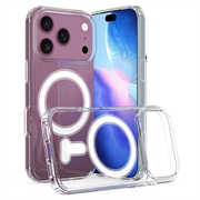 iPhone 18 Pro Max Hybrid Cover - MagSafe Kompatibel - Gennemsigtig